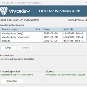 FIDO for Windows Authentication
